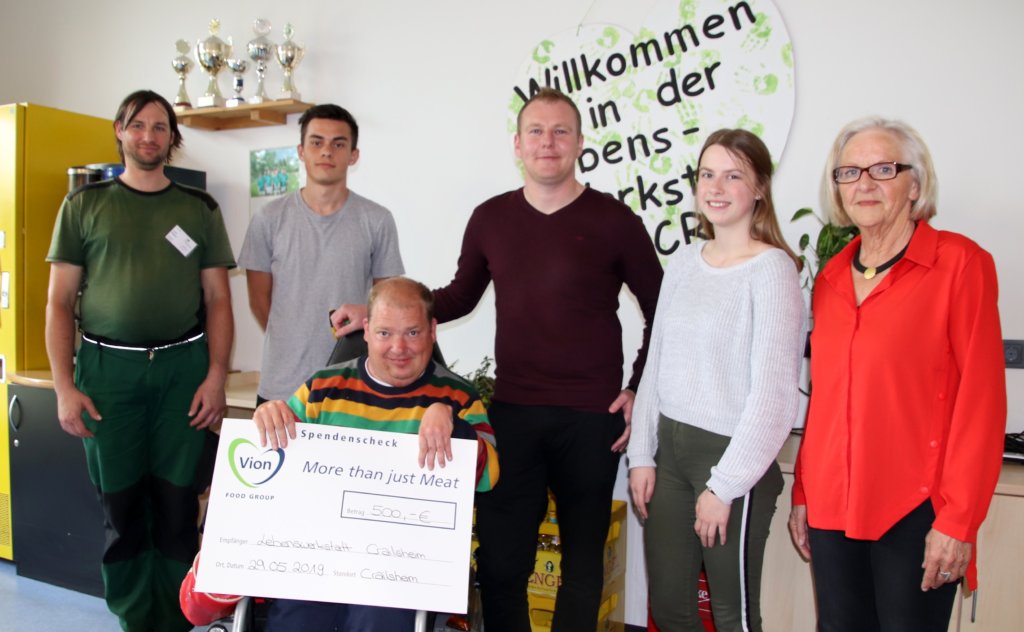 Vion-Azubis spenden 500 Euro