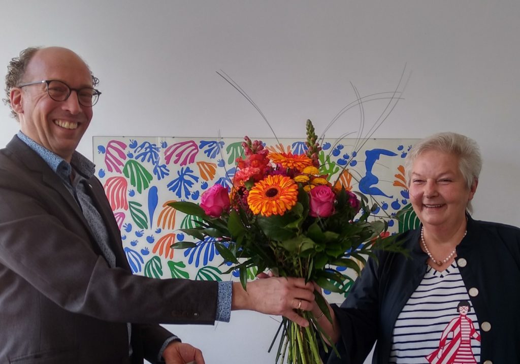 Frau Wittgen wird in den Ruhestand verabschiedet