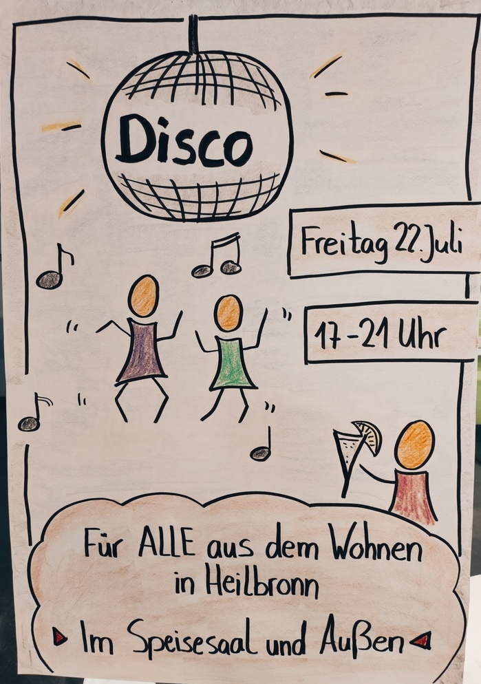 22.7.22 war Disco in Heilbronn