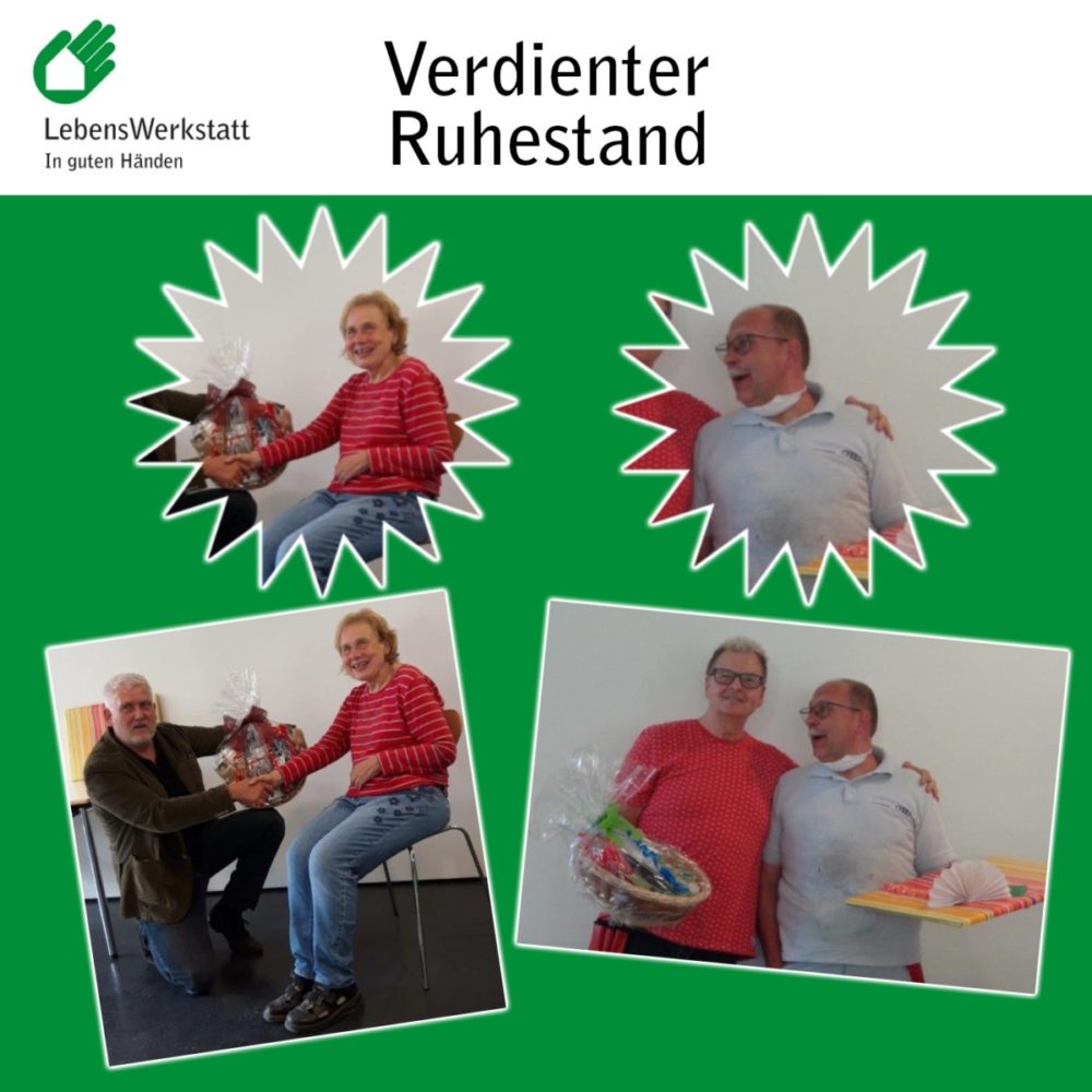 Vielen Dank alles Gute für den Ruhestand LebensWerkstatt