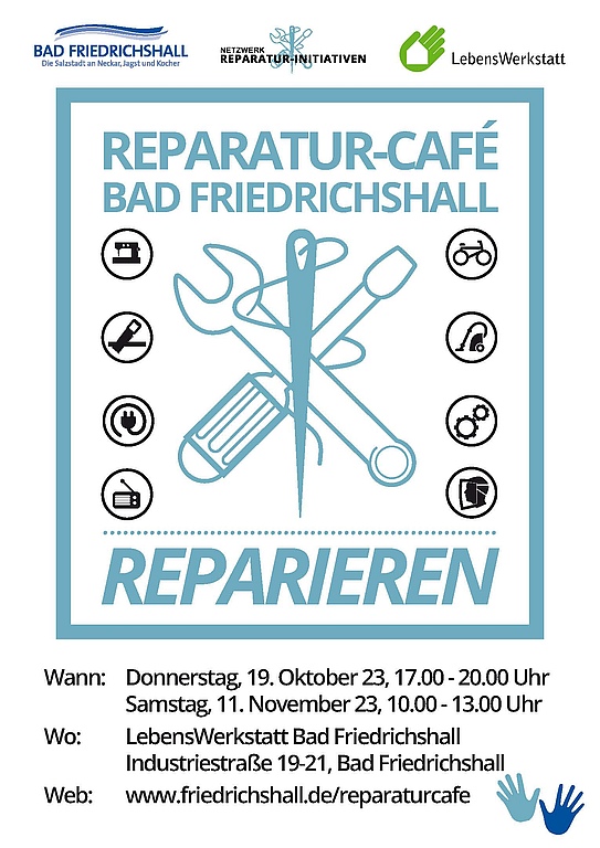 19.10.2023 Start vom Reparatur-Café in Bad Friedrichshall