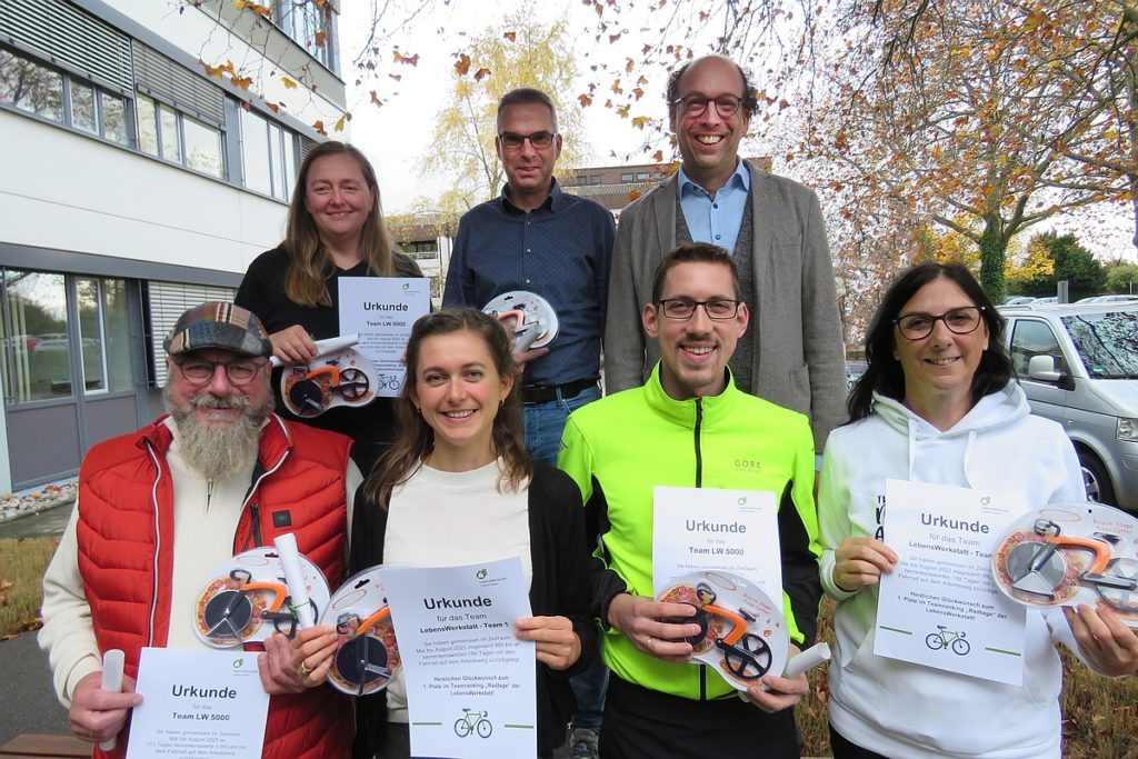 Siegerehrung der Teilnahmer