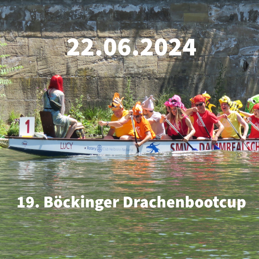19. Böckinger Drachenbootcup am Samstag 22.06.2024
