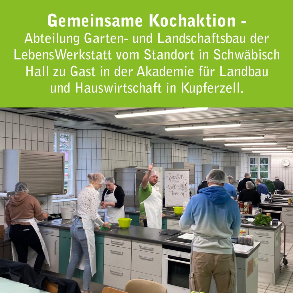 Gemeinsame Kochaktion