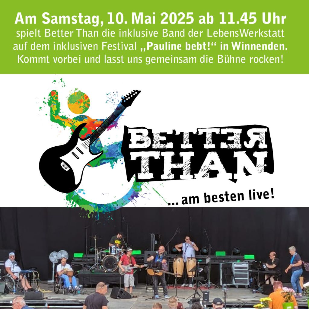Better Than bei „Pauline bebt!“