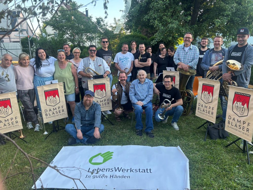 Blasmusik zum Geburtstag im Wohnhaus Crailsheim-West