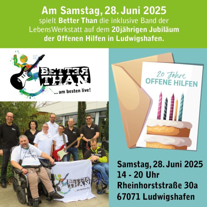 bild zeigt termin und die musiker*innen von better than