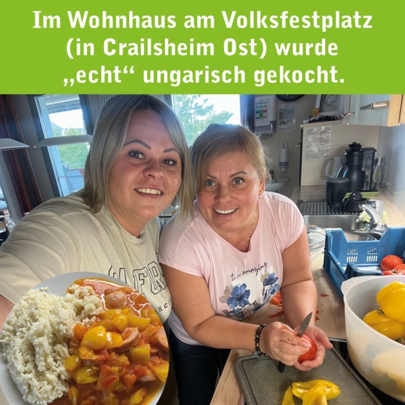 zwei damen kochen ungarisch