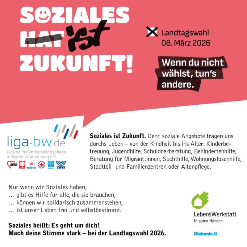 Plakat das aufruft zu wählen