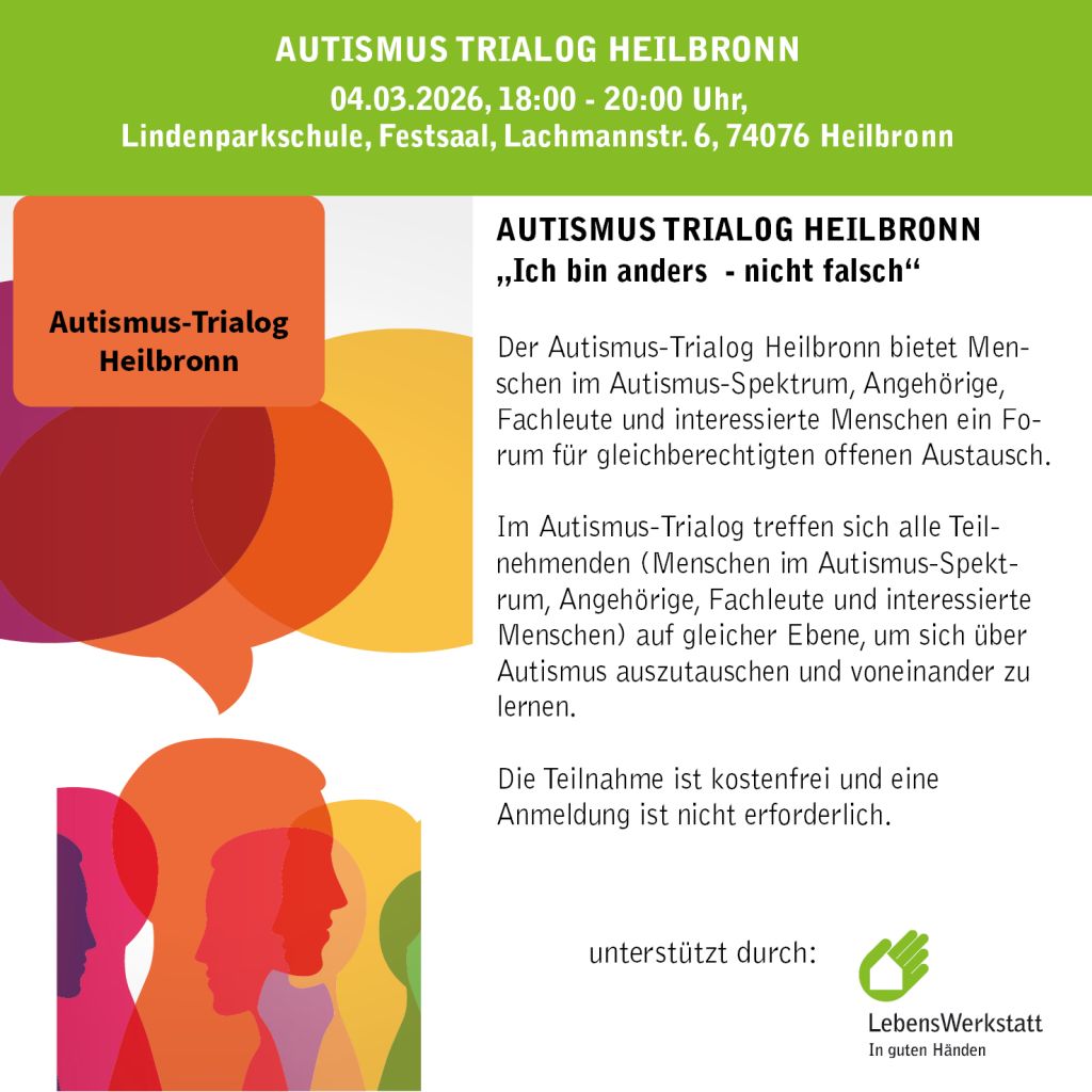 Autismus-Trialog Heilbronn – nächste Veranstaltung