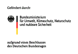 Logo des Bundesministeriums für Umwelt, Klimaschutz und Naturschutz in Deutschland. Es weist auf eine Förderung hin.